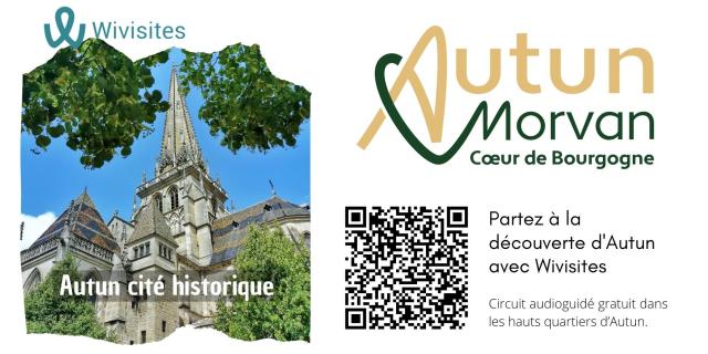 The tourist office of Grand Autunois Morvan presents its new audio guide in partnership with the company Wivisites recently created by two brothers passionate about heritage. This digital tool is in phase with a demand for simplified visits and