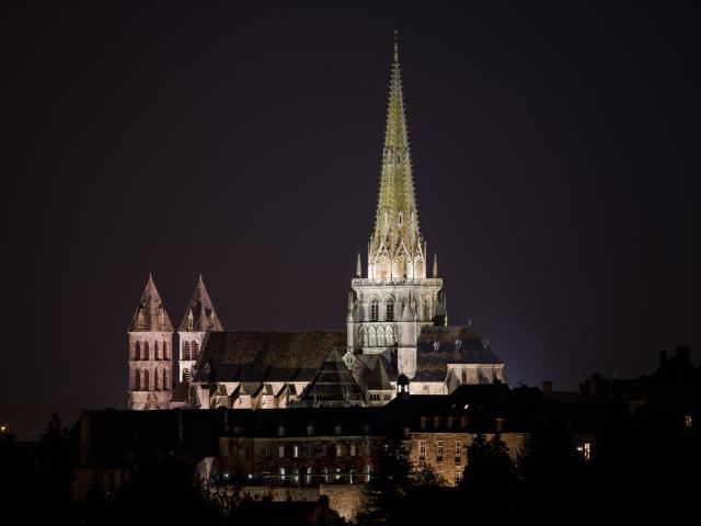 Kathedrale Autun Night