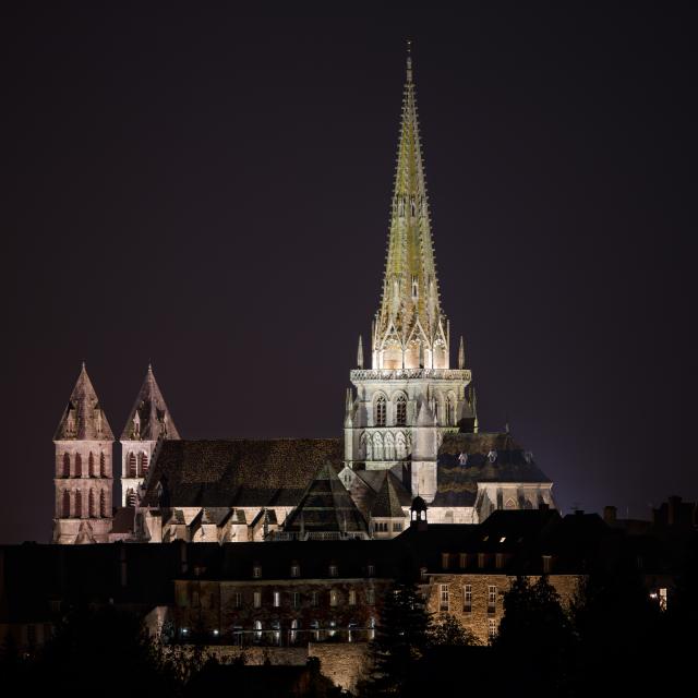 Kathedrale Autun Night