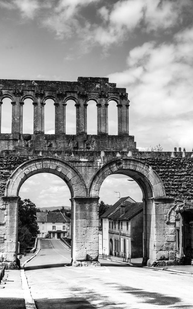 Porte d'Arroux à Autun