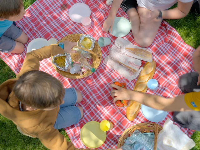 eten in de open lucht